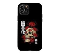 Custodia per iPhone 11 Pro Teschio Giglio Ragno Giapponese Giappone