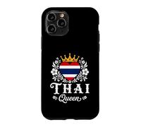 Custodia per iPhone 11 Pro Thai Queen Thailand Flag Proud Thai Woman