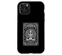 Custodia per iPhone 11 Pro The Balanced One Tarocco Scheletro Divertente Yoga Meditazione
