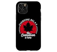 Custodia per iPhone 11 Pro The Canadian Is Here Canada Flag Vintage Symbol Home Pride
