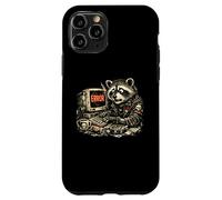 Custodia per iPhone 11 Pro The Eternal Debugger Divertente Trash Panda IT Programmatore Raccoon
