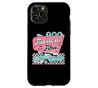 Custodia per iPhone 11 Pro The Fifties 1950s Car Music Checkerboard Rockabilly Sock Hop