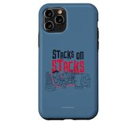 Custodia per iPhone 11 Pro The Flintstones Fred Barney Stacks on Stacks
