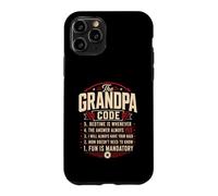 Custodia per iPhone 11 Pro The Grandpa Code Family Rules I nipoti Scherzo umoristico