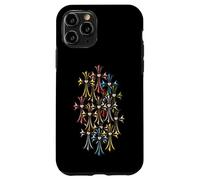 Custodia per iPhone 11 Pro The Heart Diamond Color Cross