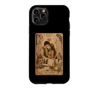 Custodia per iPhone 11 Pro The Lovers Tarot Card Scrapbook Design