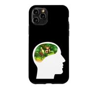Custodia per iPhone 11 Pro The Monkey Runs the Show giocoso, si appoggia all'umorismo