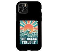Custodia per iPhone 11 Pro The Ocean Fixed It Retro Beach Waves Sun
