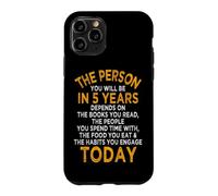 Custodia per iPhone 11 Pro The Person You Will Be In 5 Years Imprenditore Motivazione