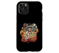 Custodia per iPhone 11 Pro The Rub Is Classified Funny BBQ Grilling Pitmaster Smoking
