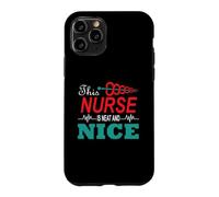Custodia per iPhone 11 Pro This Nurse Is Neat And Nice Funny Nursing Nurses