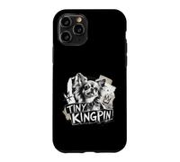Custodia per iPhone 11 Pro Tiny Kingpin - Chihuahua dai capelli lunghi