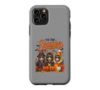 Custodia per iPhone 11 Pro Tis The Season Halloween Donkey Pumpkin Costume