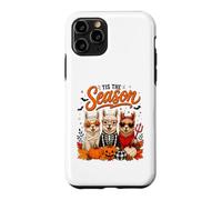 Custodia per iPhone 11 Pro Tis The Season Halloween Llama Pumpkin Costume