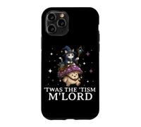 Custodia per iPhone 11 Pro Tism M'Lord Cat Wizard Riding Mushroom Fantasy