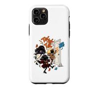 Custodia per iPhone 11 Pro Toc Toc Toc Chi è lì Divertente meme di danza Brainrot AI