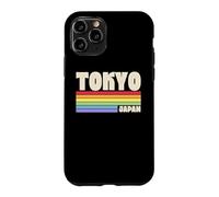 Custodia per iPhone 11 Pro Tokyo Giappone Rainbow Gay Pride Merch Retro anni '70 anni '80 Queer