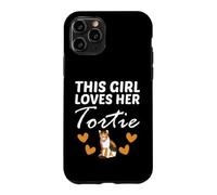 Custodia per iPhone 11 Pro Tortoiseshell Cat Owner Kitten Lover Questa ragazza ama il suo Tor