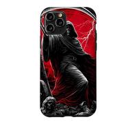 Custodia per iPhone 11 Pro Tristo Mietitore Falce Angeli Caduti Dark Gothic Horror Art