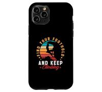 Custodia per iPhone 11 Pro Trova il tuo punto d'appoggio e continua a scalare Rock Boulder Vintage