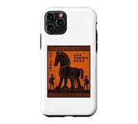 Custodia per iPhone 11 Pro Troy One Night Only Trojan Horse Greco Mitologia Arte