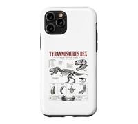 Custodia per iPhone 11 Pro Tyrannosaurus Rex Fossil Guide Museo Anatomia Arte