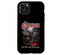 Custodia per iPhone 11 Pro Ufficiale Saxon Hell Fire Heavy Metal band