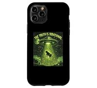 Custodia per iPhone 11 Pro UFO La verità è il rapimento irrazionale della mucca 3.14 Math Pi Day