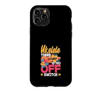 Custodia per iPhone 11 Pro Ukulele Non C'è Interruttore Off Divertente Lettore Musicale Hawaiano