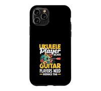 Custodia per iPhone 11 Pro Ukulele Player perché anche i chitarristi hanno bisogno di eroi
