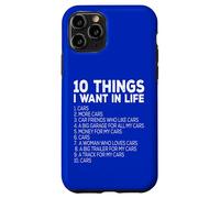 Custodia per iPhone 11 Pro Ultima lista dei desideri degli amanti delle auto Umorismo divertente