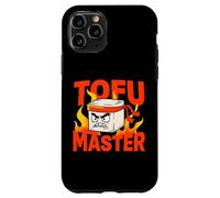 Custodia per iPhone 11 Pro Umorismo vegano sul karate di Tofu Master Angry Ninja