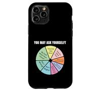 Custodia per iPhone 11 Pro Una volta in una vita grafico a torta divertente regalo matematico