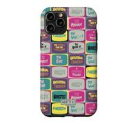 Custodia per iPhone 11 Pro Universal Monsters Retro Horror Titles All Over Print