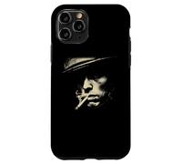 Custodia per iPhone 11 Pro Uomo Fumatore Con Cappello Noir Gangster Stile