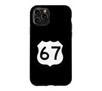 Custodia per iPhone 11 Pro US Route 67 segno