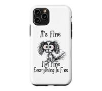 Custodia per iPhone 11 Pro Va bene, sto bene, va tutto bene, divertente meme sui cani