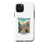 Custodia per iPhone 11 Pro Valparaiso Cile Vintage Costiera Viaggio Vacanza Vacanza