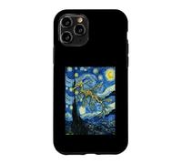Custodia per iPhone 11 Pro Van Gogh Notte stellata Leafy Sea Dragon Art