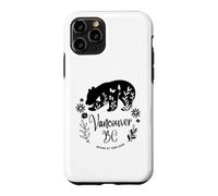 Custodia per iPhone 11 Pro Vancouver BC Bear & Flowers Nature At Your Door Design