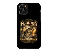 Custodia per iPhone 11 Pro Vecchia Florida corre Deep Largemouth Bass Fishing Lake
