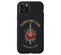 Custodia per iPhone 11 Pro Vecchio Emo Club Rose Retro
