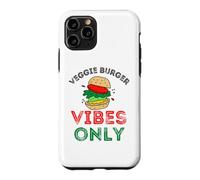 Custodia per iPhone 11 Pro Veggie Burger Vibes Solo Divertente BBQ Cookout Cucina Vegetariana