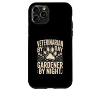 Custodia per iPhone 11 Pro Veterinario Di Giorno Giardiniere Di Notte Flore