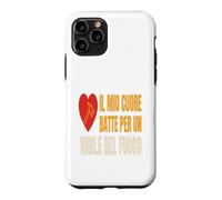 Custodia per iPhone 11 Pro Vigile del Fuoco Cuore Battito Passione Fuego
