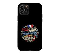 Custodia per iPhone 11 Pro Vin Pain Fromage Bastille Day Cultura francese