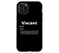 Custodia per iPhone 11 Pro Vincent Definizione Personalizzato Personalizzato Vinny Costume Vince
