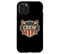 Custodia per iPhone 11 Pro Vintage Bandiera Americana Canottaggio Crew Row Team Rower Patriot USA