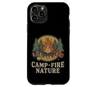 Custodia per iPhone 11 Pro Vintage Campeggio Avventura All'aperto Regalo Camp Fuoco