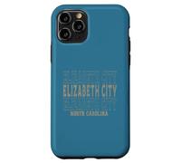 Custodia per iPhone 11 Pro Vintage Elizabeth City Carolina del Nord